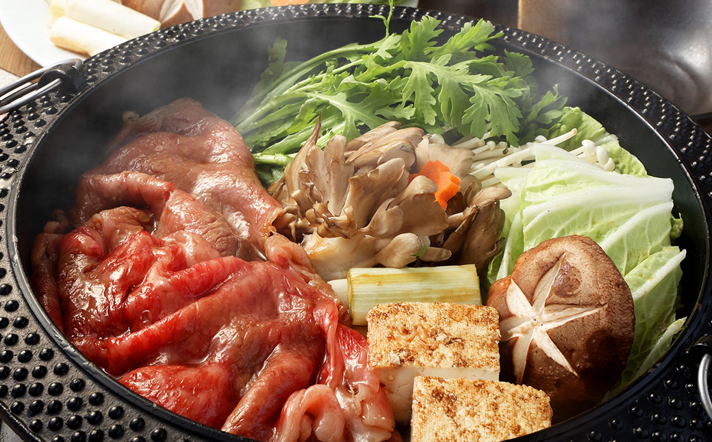 飛騨牛 A5 等級 すき焼き 用 （ ロース 400g） | 肉のかた山 牛肉 M22S36