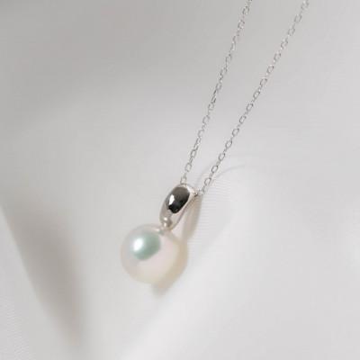 ふるさと納税 神戸市 【響】無調色 アコヤパール Pt900 プラチナ ペンダントトップ |  | 02