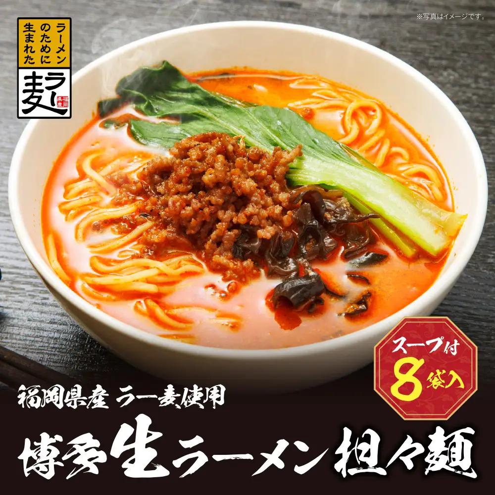 Z16-18 福岡県産ラー麦 博多生ラーメン担々麺
