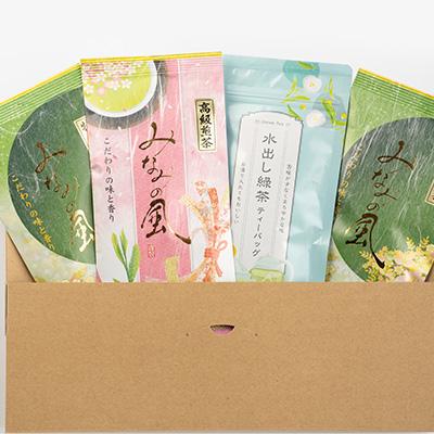 ふるさと納税 枕崎市 お茶の老舗“厚石園”の特選深蒸しセット 【高級煎茶・特上煎茶・水出し煎茶ティーバッグ】 A8-30 |  | 01