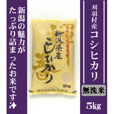 ふるさと納税 刈羽村 【無洗米】刈羽村産こしひかり5kg