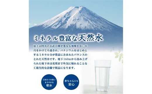 富士山の麗水　500ｍl　【24本/48本】  富士山 天然水 富士山の麗水 水 ミネラルウォーター 防災 備蓄 保存 ストック 防災グッズ 山梨 富士吉田