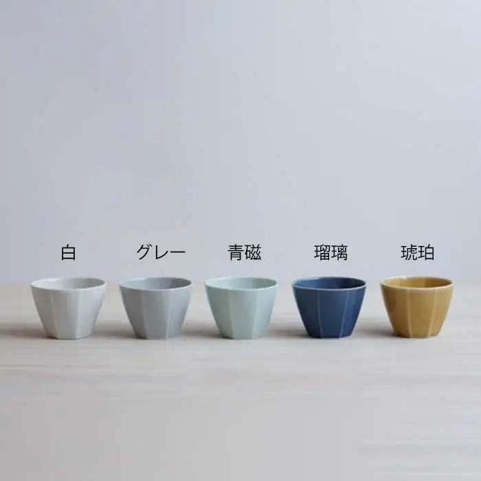 【波佐見焼】八角 フリーカップS 5個セット そばちょこ 食器 皿 【和山】 [WB121]  波佐見焼
