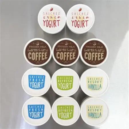 フローズンヨーグルト〈定番3種類・ビターアダルトコーヒー3・とちおとめ2〉アイス　シャーベット_菓子・スイーツ アイス・ジェラート  _【配送不可地域：離島】【1402444】