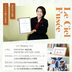 サワーポメロブレンドカーディフューザー(10ml)・ルームフレグランススプレー(30ml) 各1本 精油 柑橘お部屋 車 天然100％ SDGs【A-1937H】