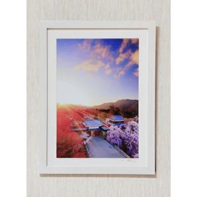 【ふるさと納税】信州上田癒しの風景　写真家岡田光司　全紙サイズ額付きオリジナルプリント