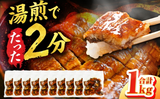 【2月発送】きざみうなぎ 刻み鰻 計1kg（100g×10P）小分け 冷凍 個包装 ひつまぶし うな重 広川町 / 株式会社イールファクトリー [AFBS001]