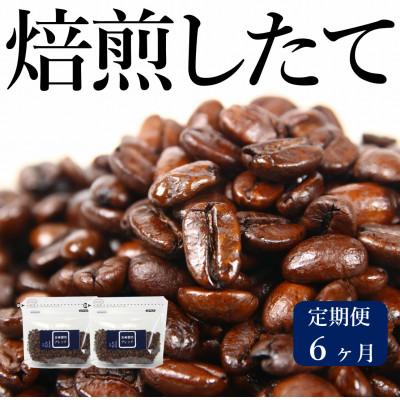 ふるさと納税 あわら市 【毎月定期便】【豆タイプ】吉崎御坊ブレンド150g×2袋(計300g) コーヒー全6回