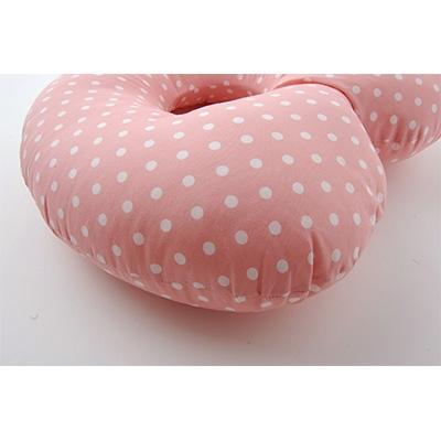 ふるさと納税 忠岡町 円座クッション ローズマダム(ピンクドット) |  | 01