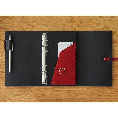 ふるさと納税 高槻市 【KAKURA】紐巻きバイブルシステム手帳 4点セット urushiブラック |  | 02