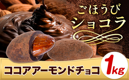 チョコ チョコレート ココア アーモンドチョコ 1kg《30日以内に出荷予定(土日祝除く)》和歌山県 日高川町 送料無料 スイーツ デザート お菓子 おやつ チョコ アーモンド アーモンドチョコ ココア