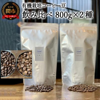 ふるさと納税 関市 カフェ・アダチ　自家焙煎コーヒー　メキシコ　ペルー(800g×2種類)詰め合わせセットST-039