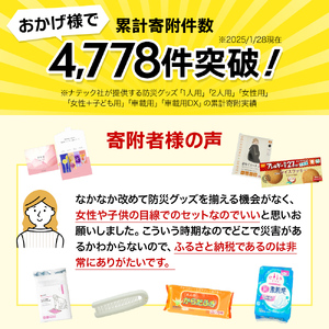 防災士監修 防災グッズ 女性と子ども用 セット 27点 防水 多機能リュック 20L 携帯トイレ 清潔用品 ランタン 生理用品 メイク落とし ヘアブラシ 圧縮袋 クッキー 非常用持ち出し袋 防災 防災