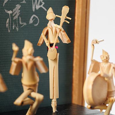 ふるさと納税 阿南市 阿波踊り竹人形セット(10人立ち) |  | 03