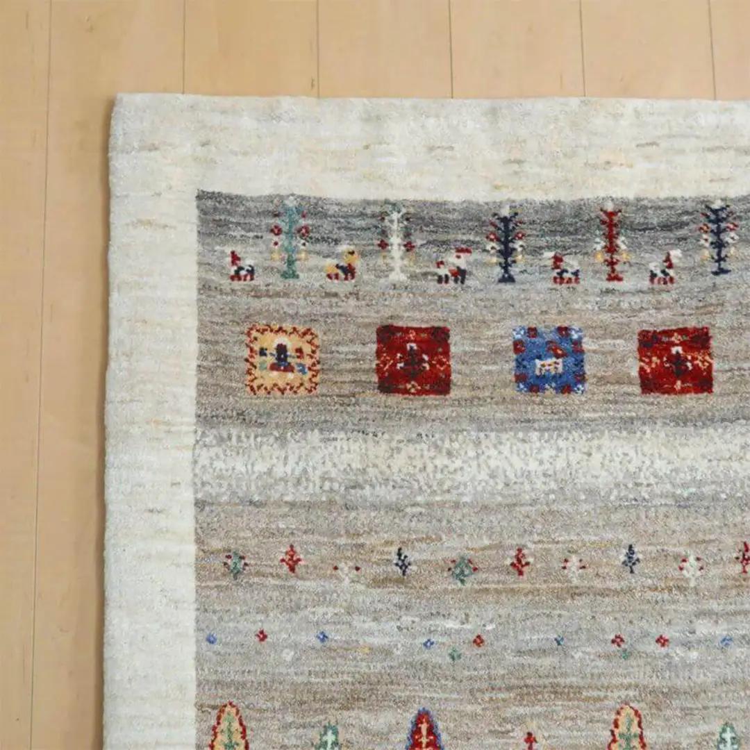  【限定1品】ギャッベ ルリバフ 200×81cm