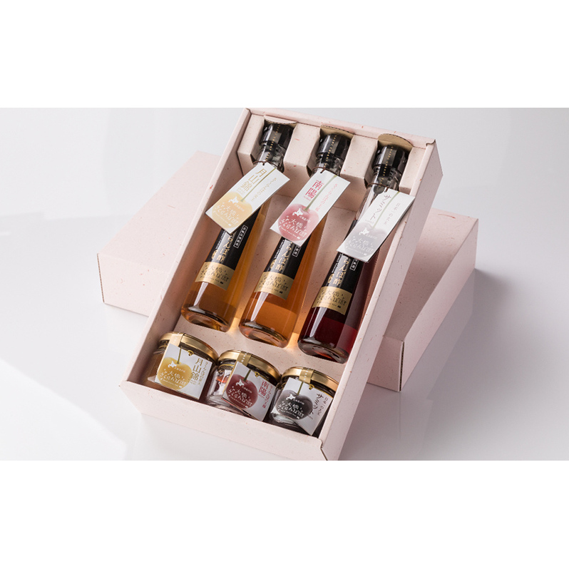 さくらんぼジャム 3種・ さくらんぼ酢 3種セット 北海道 芦別市 大橋さくらんぼ園