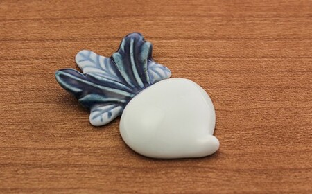 源右衛門窯 蕪絵 箸置 器 食器 はしおき 野菜 有田焼 35000円 3.5万円 ad073
