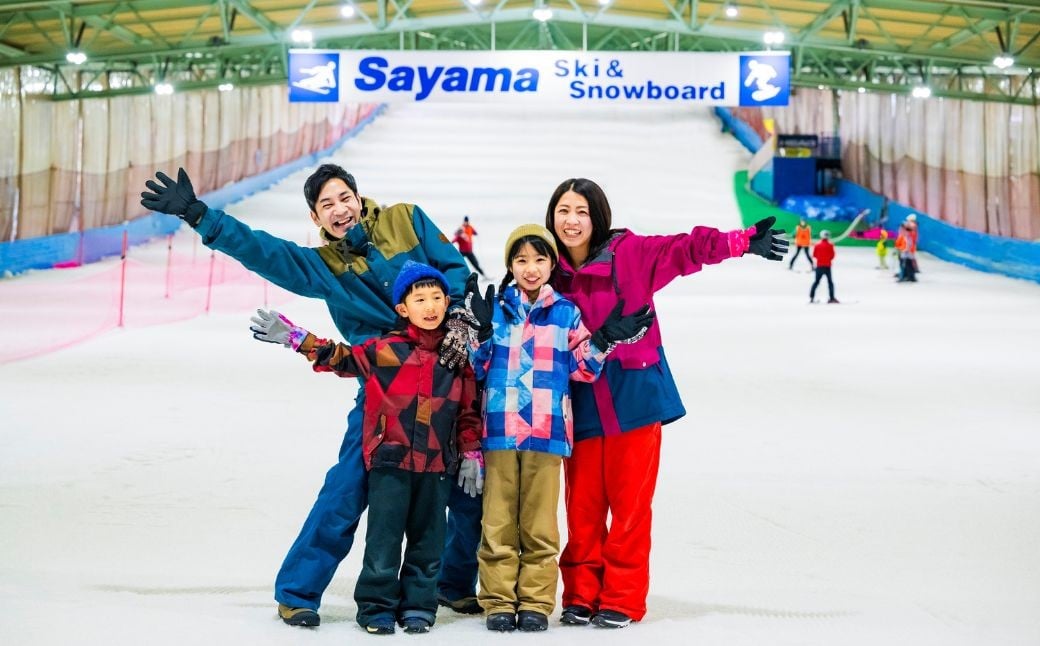 スキー場 狭山スキー場 親子ペアワンデーチケット2枚 | スキー場 スキージョウ すきーじょう 屋内スキー場 スキー場