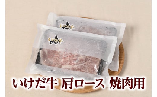 
北海道　いけだ牛 肩ロース 焼肉用600g【A011-1-1】
