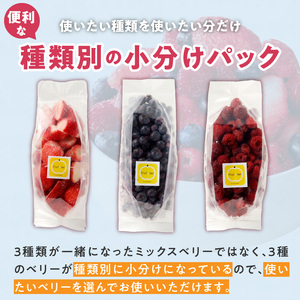 冷凍ベリー3種詰合せ（ストロベリー500g・ラズベリー250g・ブルーベリー250g）_冷凍 ベリー 3種 詰め合わせ ストロベリー 500g ラズベリー ブルーベリー 各250g 新鮮 ジャム お菓