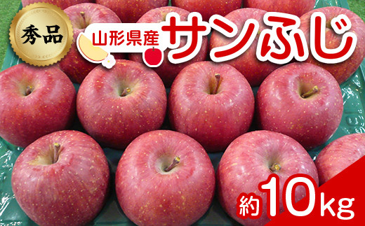 【令和8年産先行予約】 りんご 「サンふじ」 約10kg (24～46玉 秀品) 《令和8年12月上旬～令和9年2月下旬発送》 『カネタ髙橋青果』 リンゴ 山形県 南陽市 [1961]