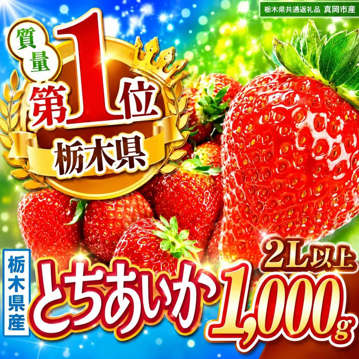 【先行予約】【栃木県共通返礼品】とちあいか 2L以上 約1kg | 栃木県 那珂川町 送料無料