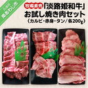 【ふるさと納税】【垣牧場】 ふるさと納税 焼肉 ☆数量限定☆牧場直売「淡路姫和牛」お試し焼き肉セット (カルビ・赤身・タン)