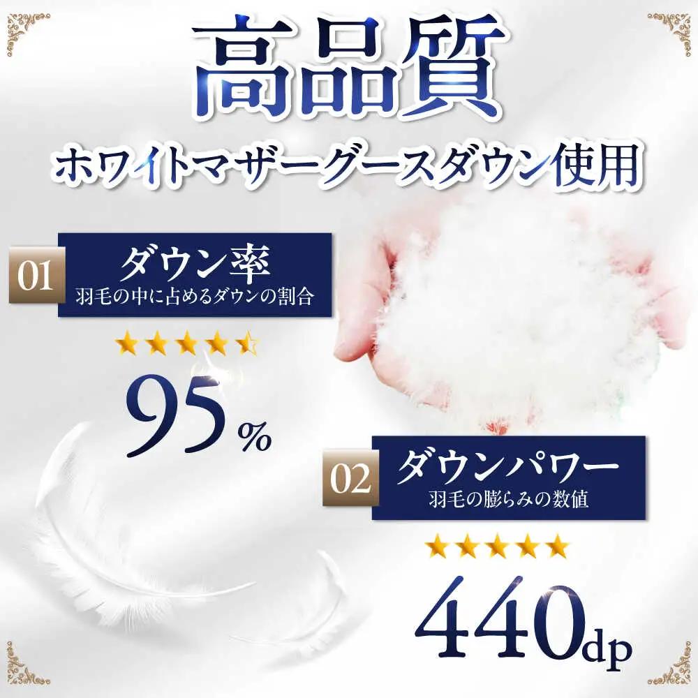 【お中元対象】【最高級プレミアムダウン使用】【 糸島 羽毛 ふとん 】年中用 羽毛 布団 合掛け ホワイトマザーグース ダウン95％【シングル】糸島市 / 株式会社三樹  [AYM012] 合掛け 羽