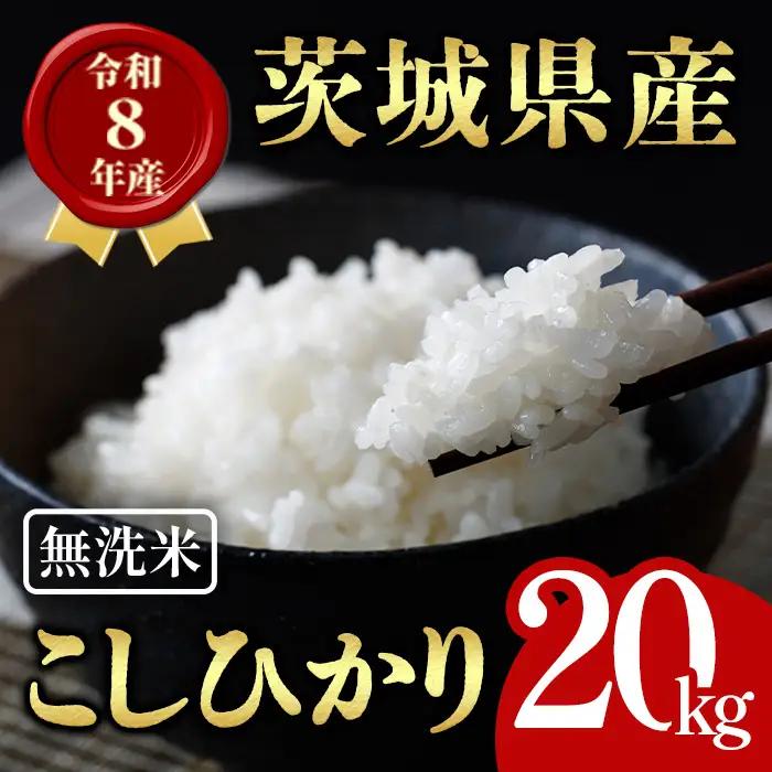 無洗米 米 コシヒカリ 20kg 令和8年産 【新米】【ho1770】