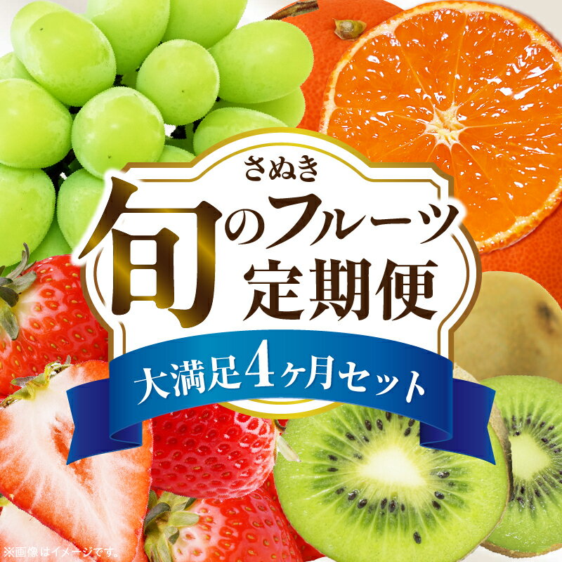 定期便 人気 フルーツ 毎月 4回 大満足 いちご みかん シャインマスカット キウイ
