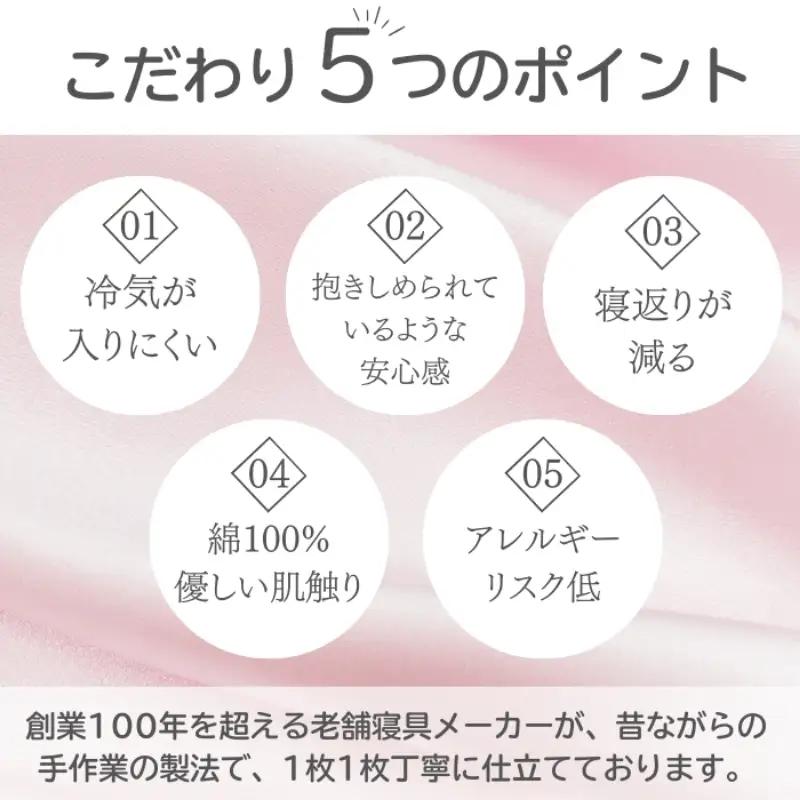 掛け布団 重め シングルロング 綿100% ボリューム 4.5kg 側生地：無地 職人手作り 和布団 ※配送不可:離島 ベージュ