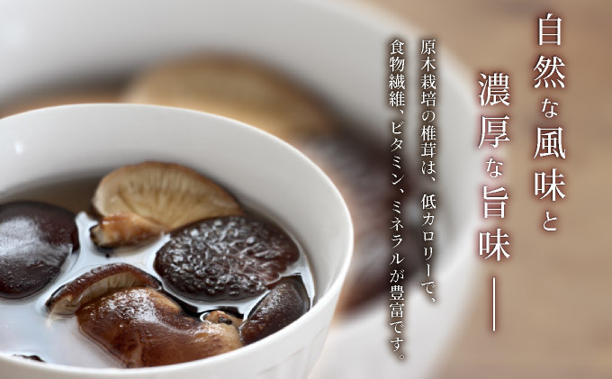 西米良で育った肉厚のシイタケを乾燥しました