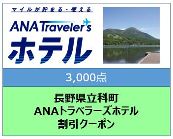 長野県立科町ANAトラベラーズホテル割引クーポン3,000点