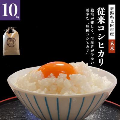 ふるさと納税 見附市 幻のお米【従来コシヒカリ】(玄米)10kg