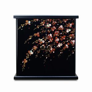 タツクラフト 紀州塗り ミニ仏壇 雅 小 しだれ桜 【Tk166】