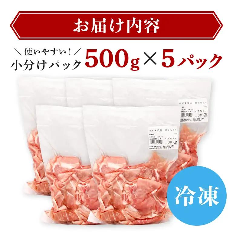 豚肉 切り落とし 2.5kgセット 小分け 500g×5 訳あり 67-2