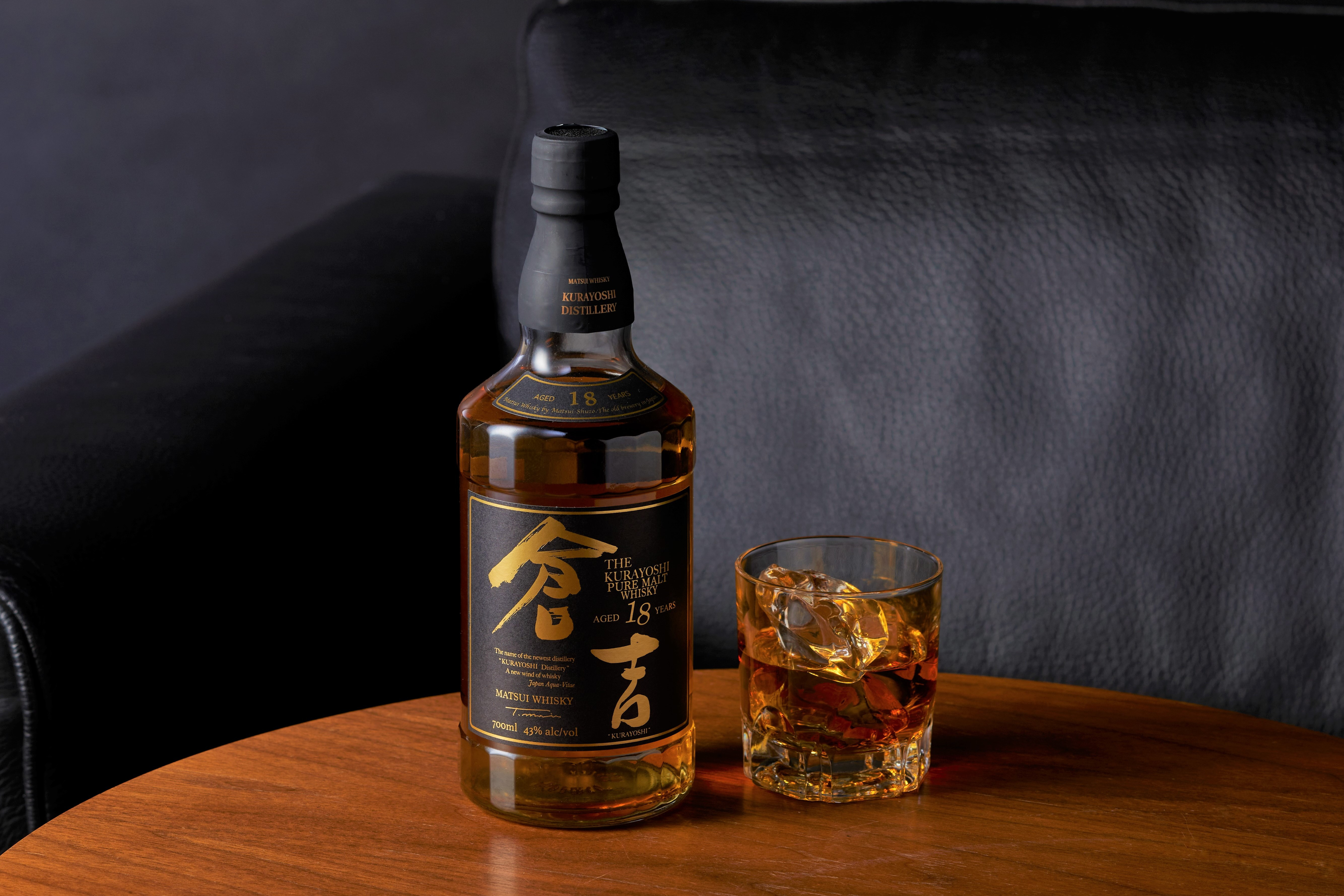 マツイピュアモルト倉吉 18年　：度数/43％　樽の種類/ホワイトオーク