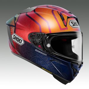 SHOEIヘルメット【X-Fifteen MARQUEZ HOLI】M フィッティングチケット付き｜フルフェイス バイク ツーリング レーサー マルケス ショウエイ [1573]