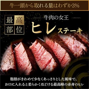 鳥取県産牛 ヒレステーキ 6回定期便 ＜奇数月＞ ヒレ ステーキ 定期便