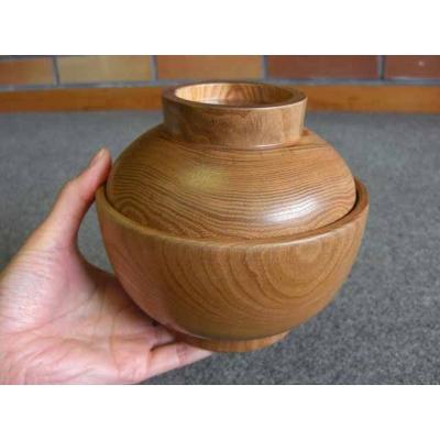 ふるさと納税 旭川市 木で作った「どんぶり(ふた付)」2個セット_00500 |  | 03