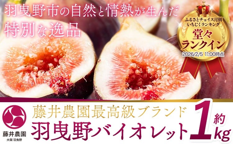 
            いちじく【2026年先行予約】いちじく 羽曳野バイオレット約 1kg 9個 もしくは 12個 藤井農園《2026年8月中旬-9月中旬に出荷予定(土日祝除く)》大阪府 羽曳野市 いちじく 無花果 フルーツ 果物 高級 ブランド
          