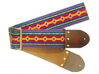 【ギターストラップ】Elara Straps Millau 3 Mango　ギター　ベース　アコースティックギター　アコギ　エレキギター　エレキ　ギターストラップ　ベースストラップ　エララストラップ