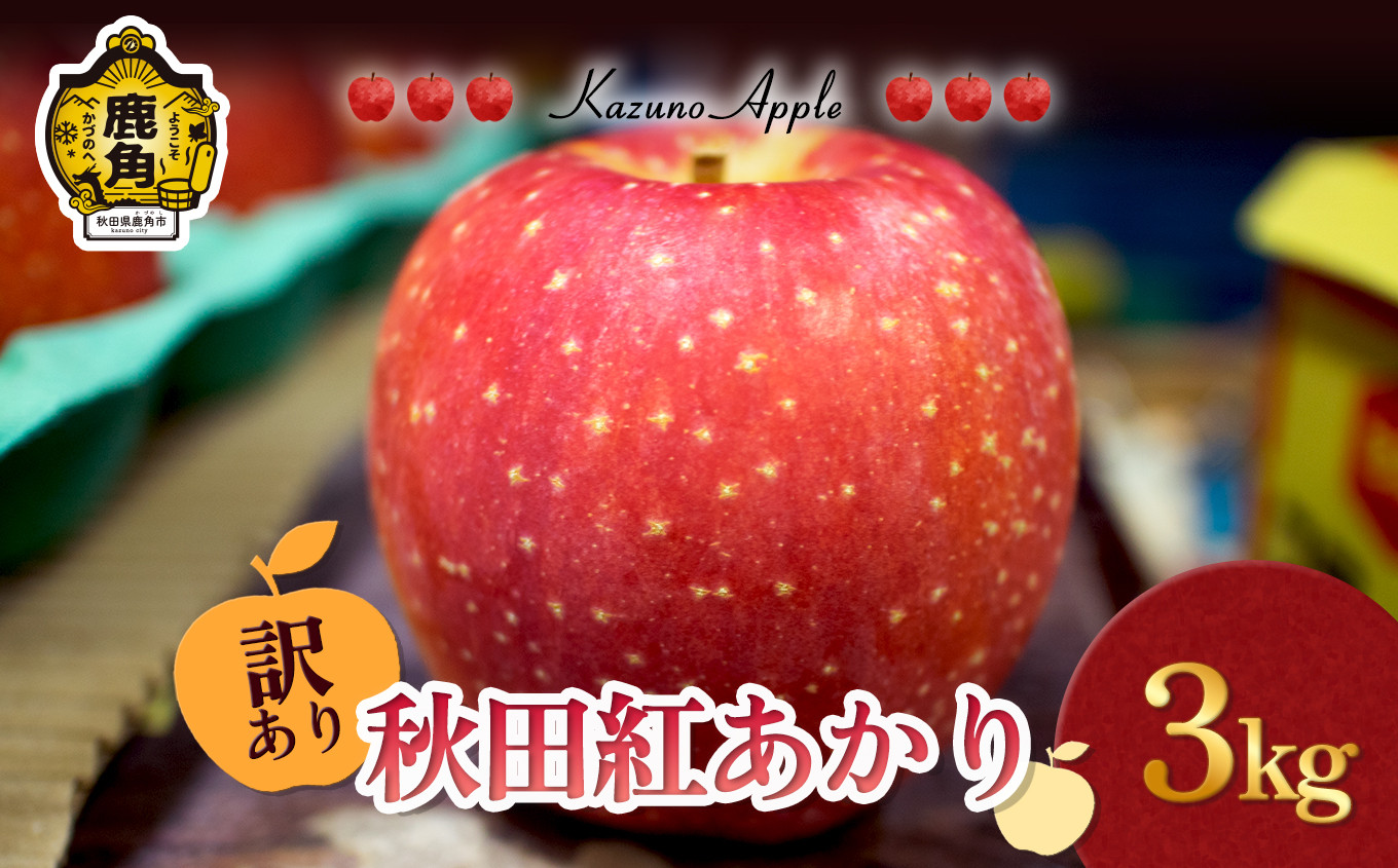 
                  《 先行予約 》訳あり 鹿角 りんご「秋田紅あかり」3kg（7～10玉前後）【佐藤秀果園】●2026年11月上旬発送開始 リンゴ 林檎 家庭用 訳あり みずみずしい 果汁 完熟 旬 県産りんご お中元 お歳暮 贈り物 お見舞い グルメ ギフト 故郷 秋田 あきた 鹿角市 鹿角 送料無料 
                