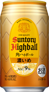 サントリー 角ハイボール缶 濃いめ 350ml×24本【ドリンク お酒 ウィスキー ハイボール 兵庫県 高砂市】