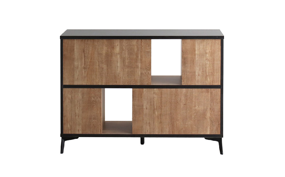 【東馬家具】タナス 120 ローシェルフ【ブックシェルフ 本棚 小物収納 オープンシェルフ オシャレ 魅せる収納 完成品 脚のみ取付】(H060637)