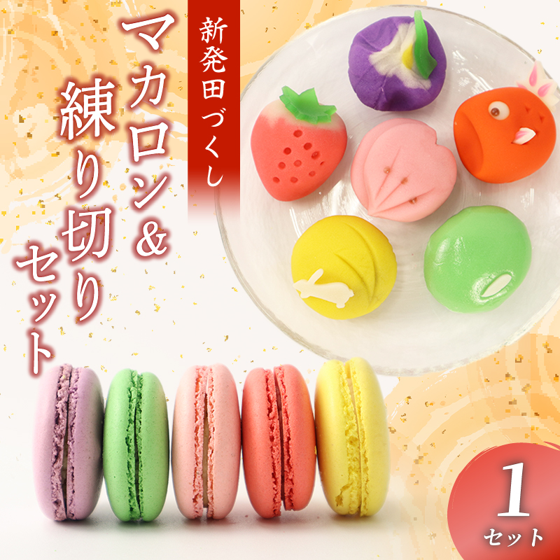 マカロン＆練切り しばたピクニック＆おみやげセット マカロン 練り切り 和菓子 洋菓子 セット sinpo001