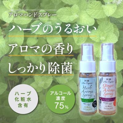 ふるさと納税 南阿蘇村 アロマハンドスプレー(Bセット)