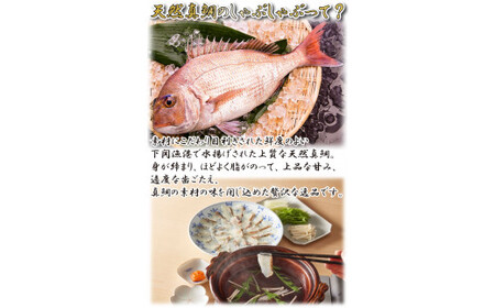 鯛 しゃぶしゃぶ セット 200g 煮 穴子 付き 鍋 鯛しゃぶ 冬 夏 高級魚 海鮮鍋 下関 山口 AU502