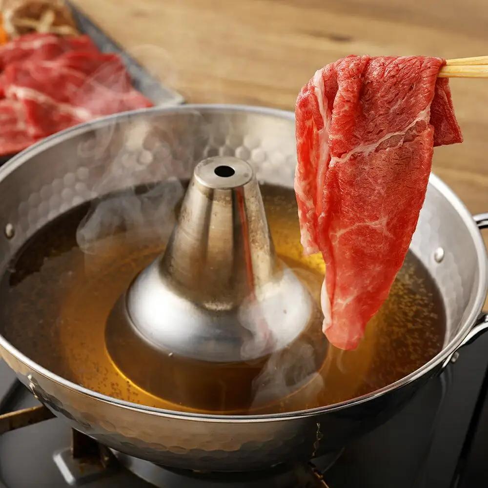 【総本家肉の大橋亭】柔こうて、おいしゅうて！ 京都牛モモ肉と豚ロースしゃぶしゃぶセット