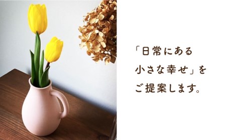 【美濃焼】piccola(ピッコラ) 一輪挿し pitcher(ピッチャー) ピンク 【金新製陶所】インテリア 雑貨 花瓶 一輪挿し お花 コンパクト ピンク 桃 写真映え かわいい シンプル おしゃ